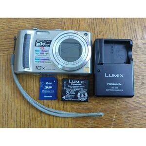Panasonic Lumix DMC-TZ5 9.1MP Digital Camera W/ Charger Battery SD - Tested Read